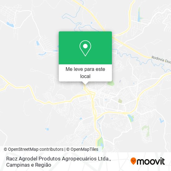 Racz Agrodel Produtos Agropecuários Ltda. mapa