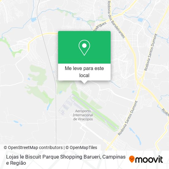 Lojas le Biscuit Parque Shopping Barueri mapa