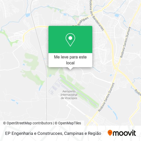 EP Engenharia e Construcoes mapa