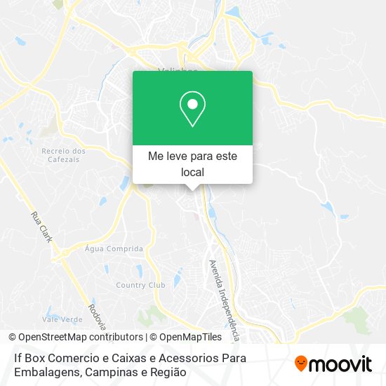 If Box Comercio e Caixas e Acessorios Para Embalagens mapa