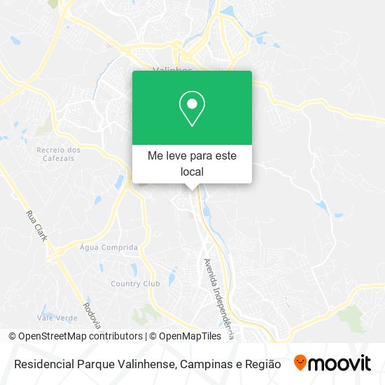 Residencial Parque Valinhense mapa