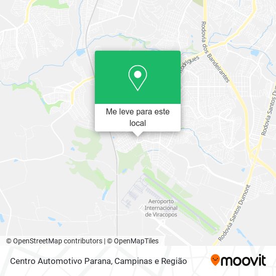 Centro Automotivo Parana mapa