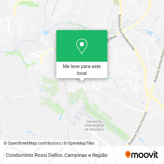 Condomínio Rossi Dellos mapa