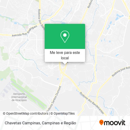 Chavetas Campinas mapa