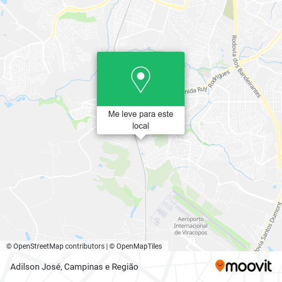 Adilson José mapa