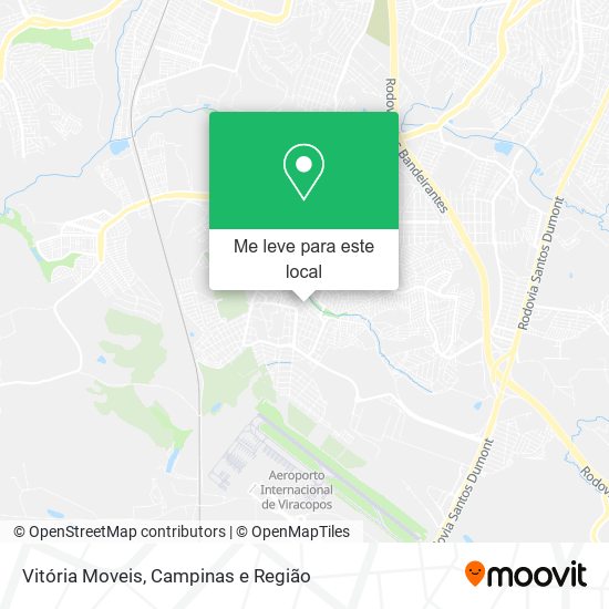 Vitória Moveis mapa