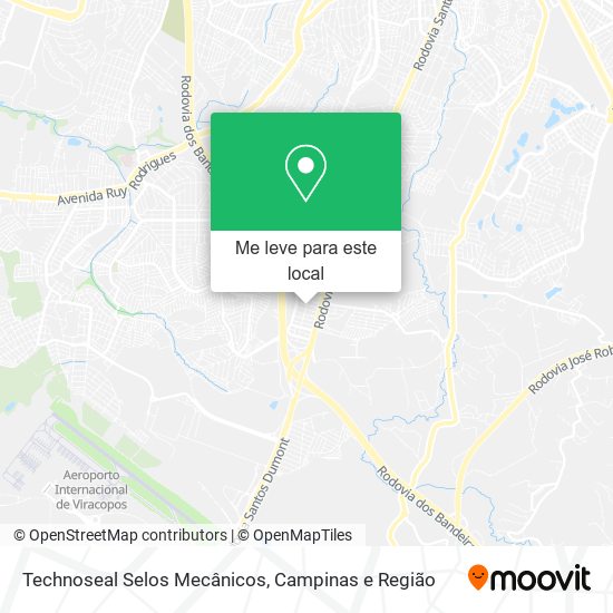 Technoseal Selos Mecânicos mapa