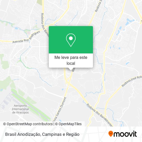 Brasil Anodização mapa