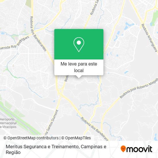 Meritus Seguranca e Treinamento mapa