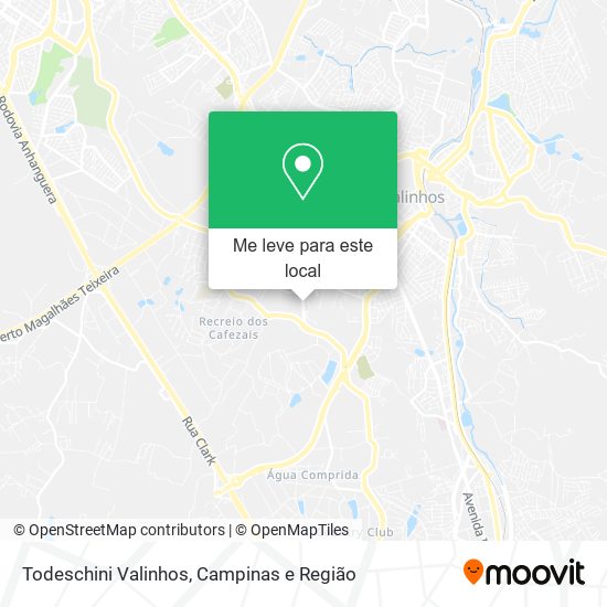 Todeschini Valinhos mapa