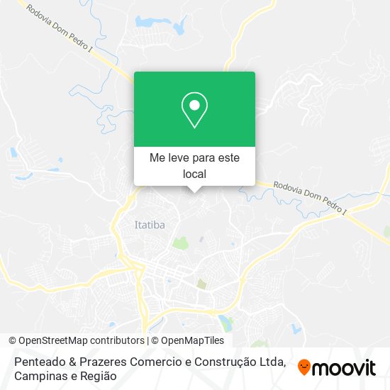 Penteado & Prazeres Comercio e Construção Ltda mapa