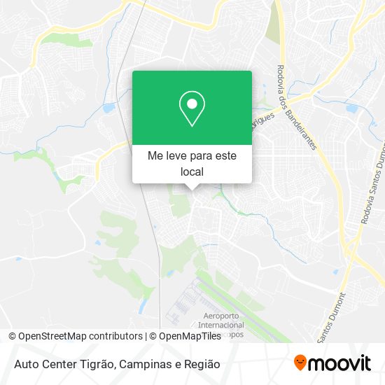 Auto Center Tigrão mapa