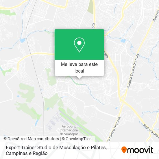 Expert Trainer Studio de Musculação e Pilates mapa