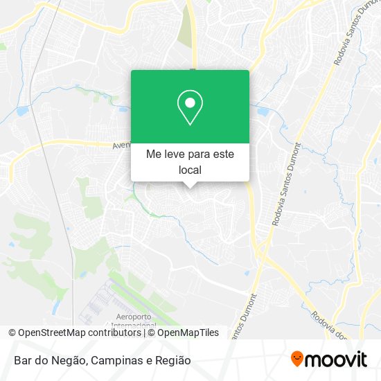 Bar do Negão mapa