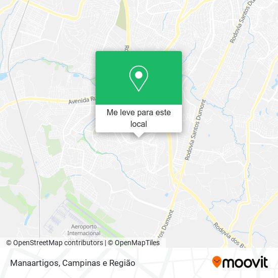Manaartigos mapa