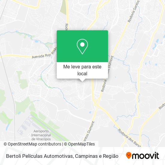 Bertoli Películas Automotivas mapa