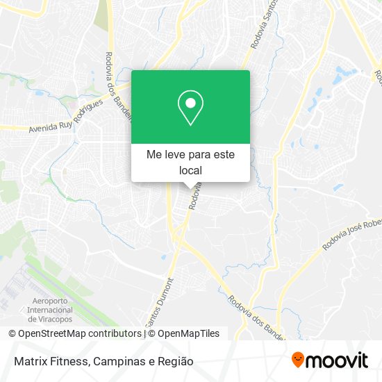 Matrix Fitness mapa