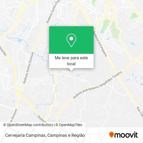Cervejaria Campinas mapa