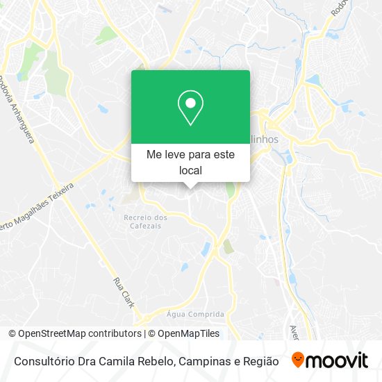 Consultório Dra Camila Rebelo mapa