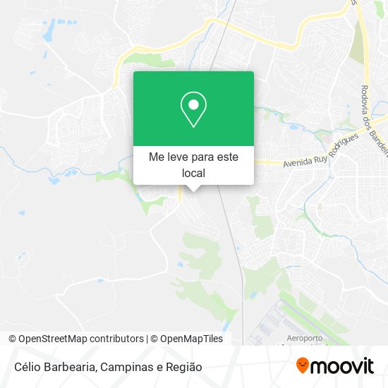 Célio Barbearia mapa
