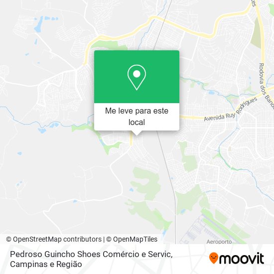 Pedroso Guincho Shoes Comércio e Servic mapa