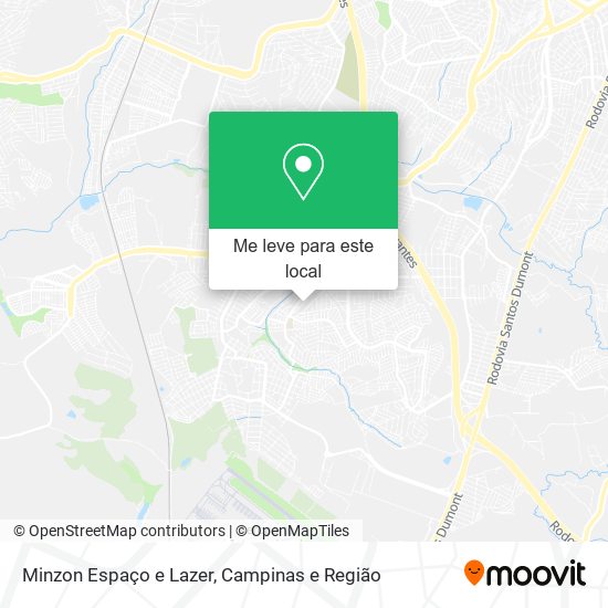 Minzon Espaço e Lazer mapa