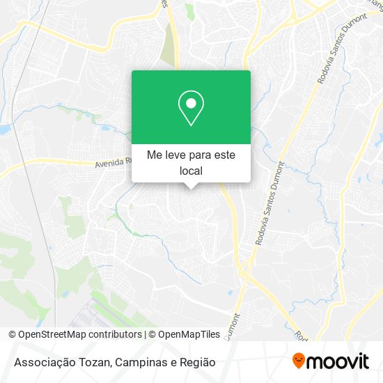 Associação Tozan mapa