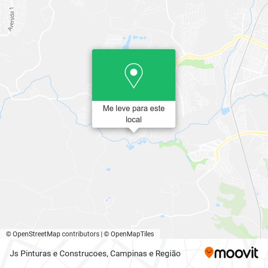 Js Pinturas e Construcoes mapa