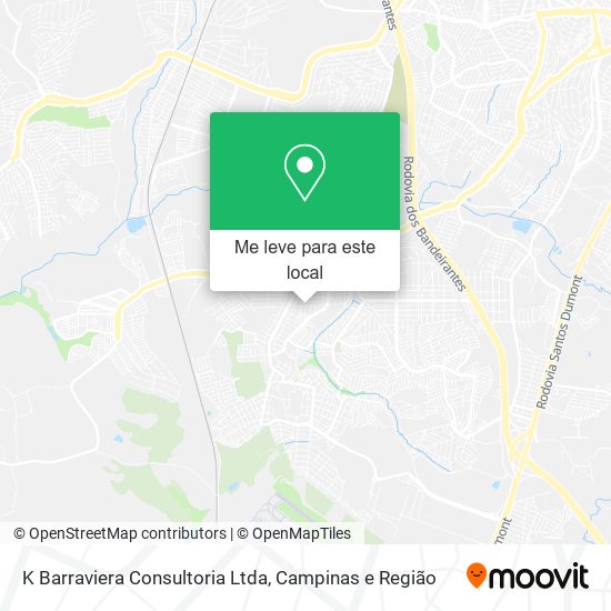 K Barraviera Consultoria Ltda mapa