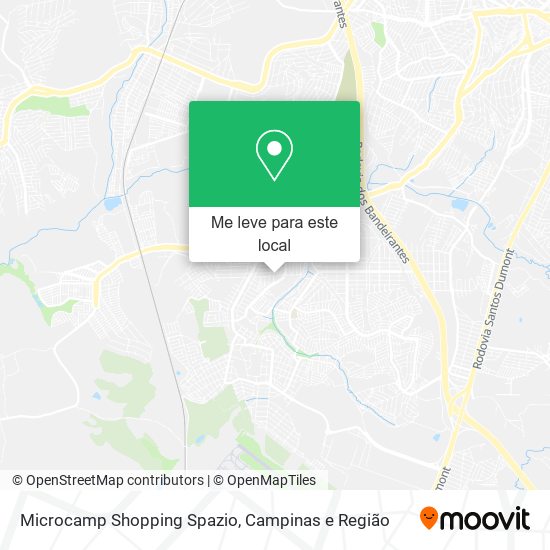 Microcamp Shopping Spazio mapa