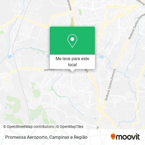 Promessa Aeroporto mapa