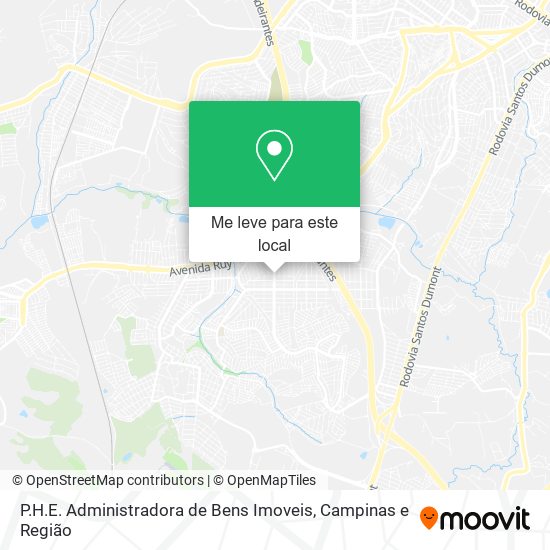 P.H.E. Administradora de Bens Imoveis mapa