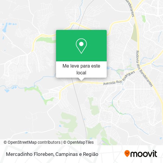 Mercadinho Floreben mapa
