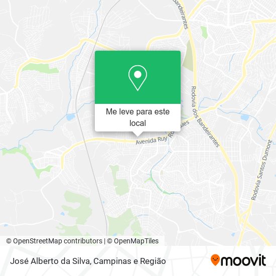 José Alberto da Silva mapa