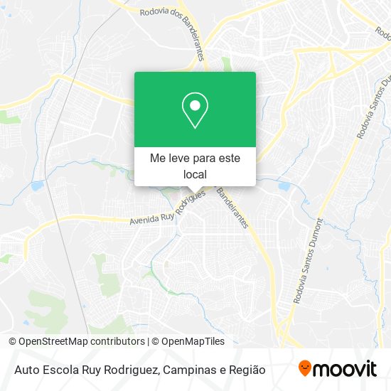 Auto Escola Ruy Rodriguez mapa