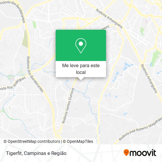 Tigerfit mapa