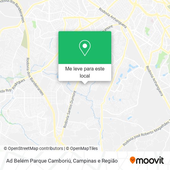 Ad Belém Parque Camboriú mapa