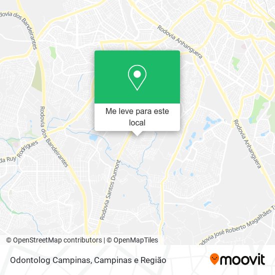 Odontolog Campinas mapa