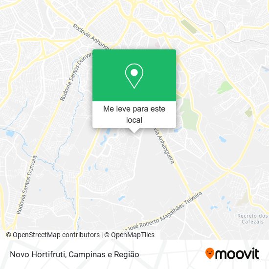 Novo Hortifruti mapa