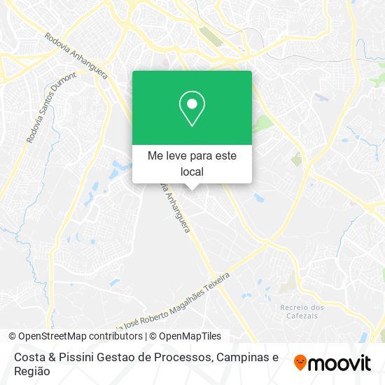 Costa & Pissini Gestao de Processos mapa