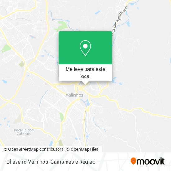 Chaveiro Valinhos mapa