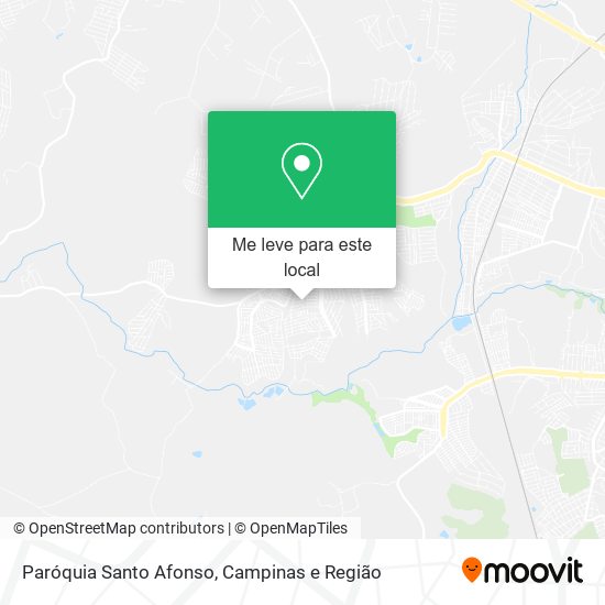 Paróquia Santo Afonso mapa