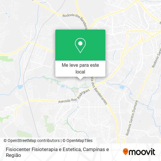 Fisiocenter Fisioterapia e Estetica mapa