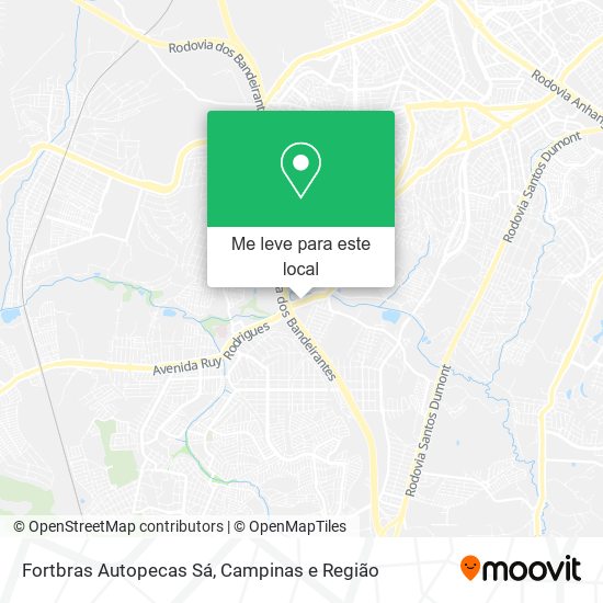 Fortbras Autopecas Sá mapa