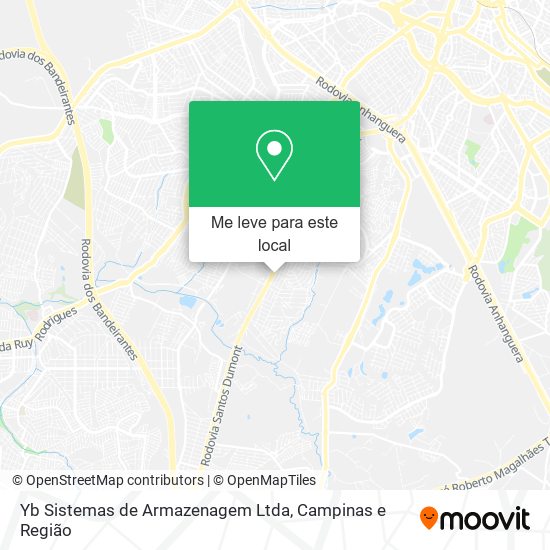 Yb Sistemas de Armazenagem Ltda mapa