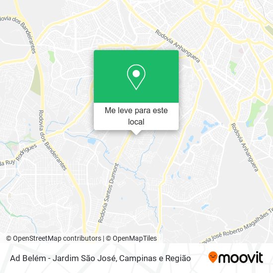 Ad Belém - Jardim São José mapa