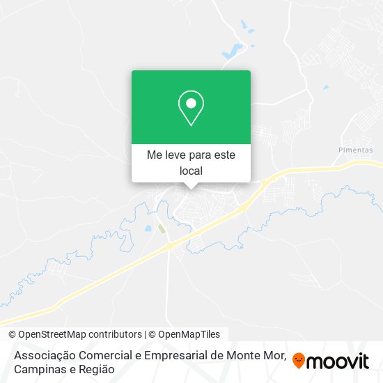 Associação Comercial e Empresarial de Monte Mor mapa