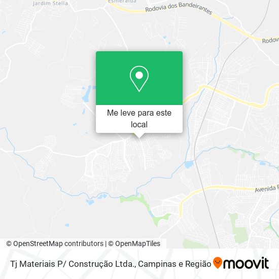 Tj Materiais P/ Construção Ltda. mapa