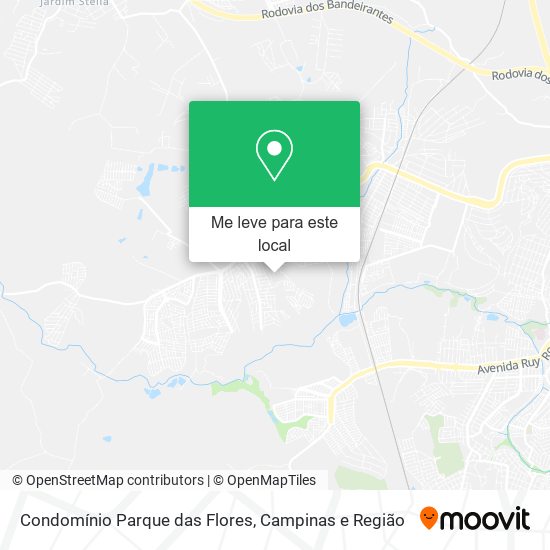 Condomínio Parque das Flores mapa