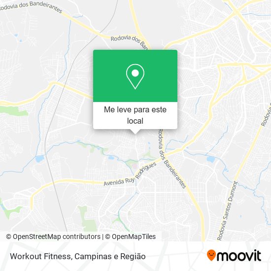 Workout Fitness mapa